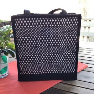 Large hand made/hand stitched carryall purse